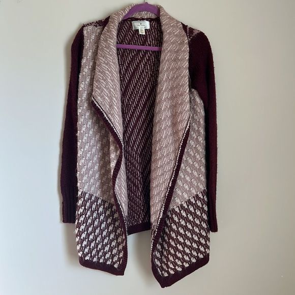 Ruby Moon Anthropologie Open Front Knit Wool Cardigan - Picture 1 of 8